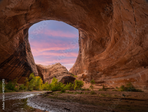 Sunset Jacob Arch Utah photo