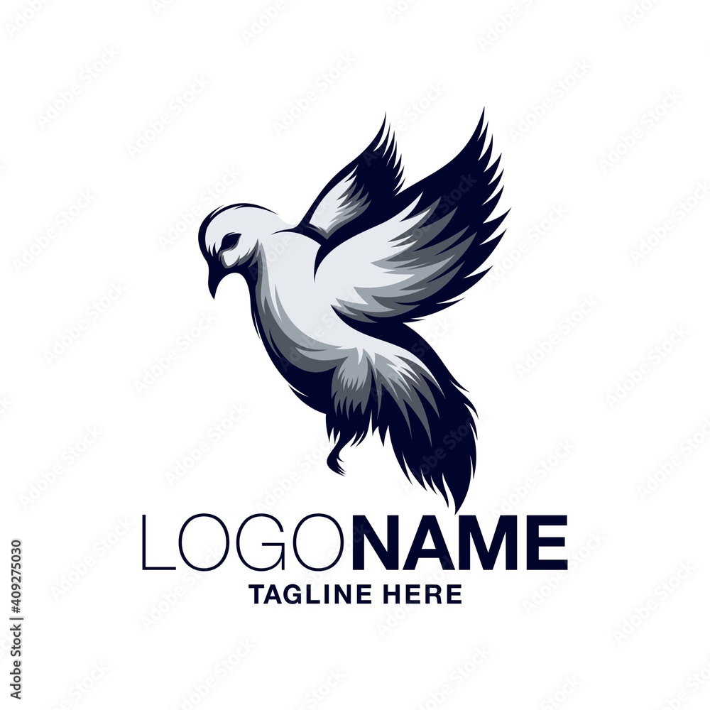 Obraz premium bird logo design