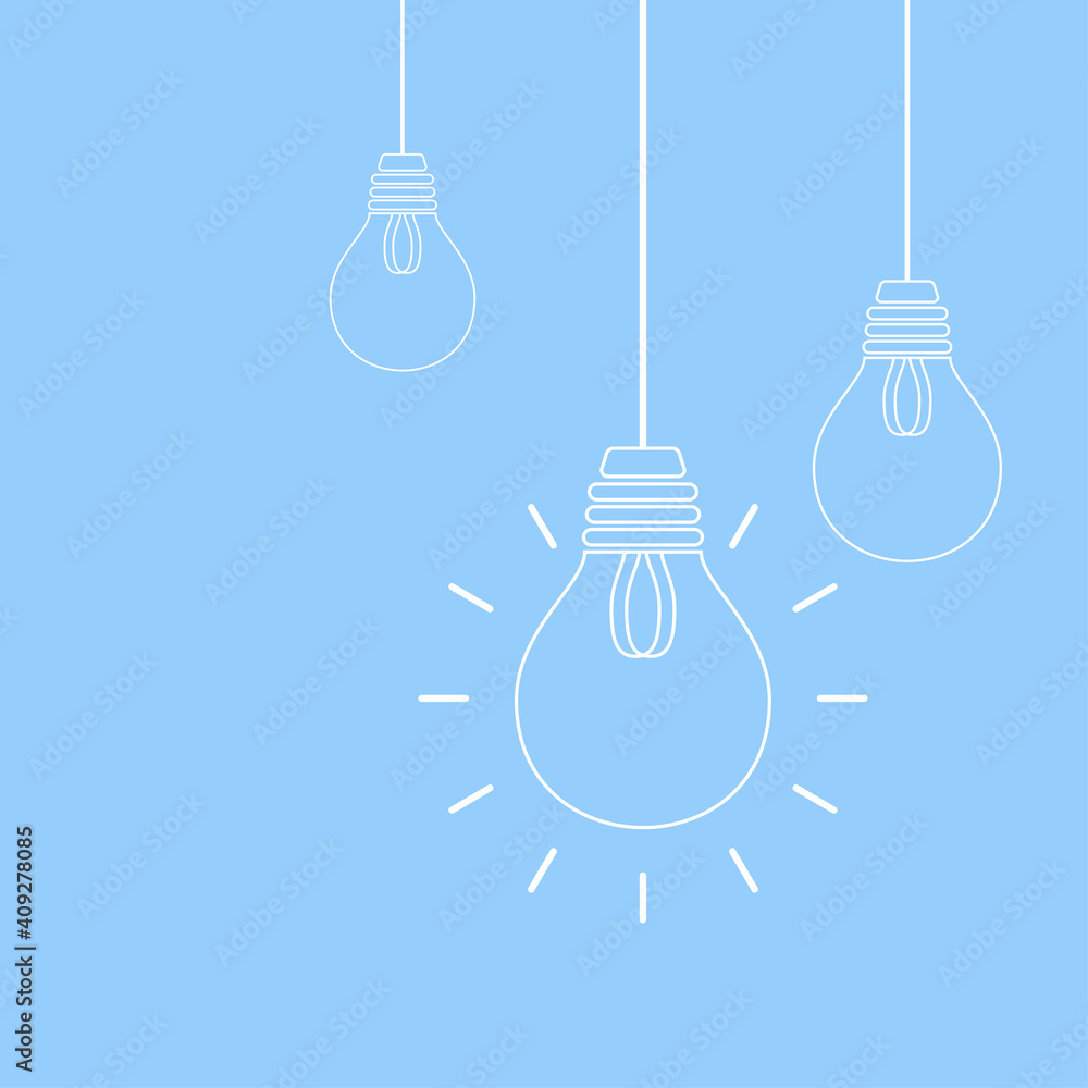 Lamp vector. Lamp doodle on blue background. Lamp vector. Lamp doodle on blue background.