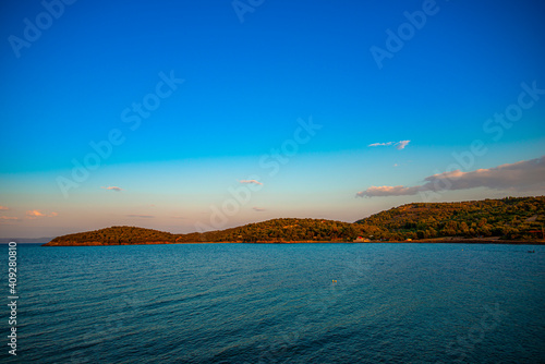 Fototapeta Naklejka Na Ścianę i Meble -  Landscape at the sea in Kassandra peninsula, Greece