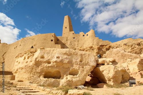 Famous ancient oracle site of Siwa in Egypt photo