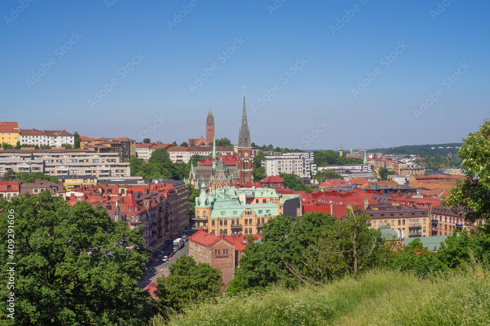 La ville de Göteborg depuis la tour Skansen Kronan, Suède La ville de Göteborg depuis la tour Skansen Kronan, Suède