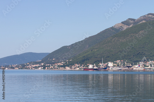 Montenegro Bay of Kotor view of the yacht © ALEXEY