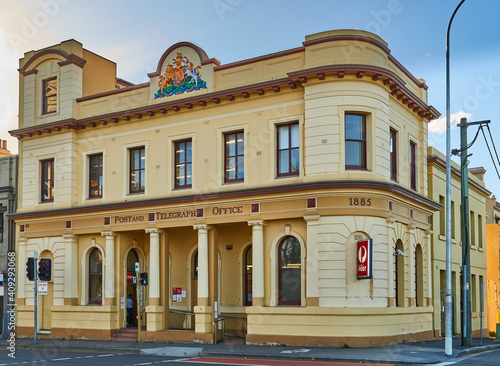 Photography Sydney, NSW, Australia - 05 12 2020: Paddington Post Office, view from Oxford Street