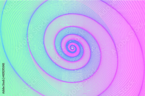 Colorful pink blue spiral swirl background