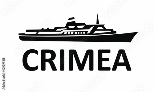 Large pleasure excursion passenger ship