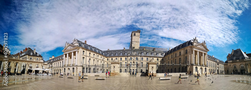 Ducal Palace of Dijon, capital of Burgundy, overlooking the Royal Square built by the King of France, now Liberation square