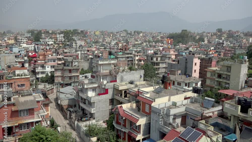 Cityscape with houses, Kathmandu, Bagmati Province, Nepal Cityscape with houses, Kathmandu, Bagmati Province, Nepal