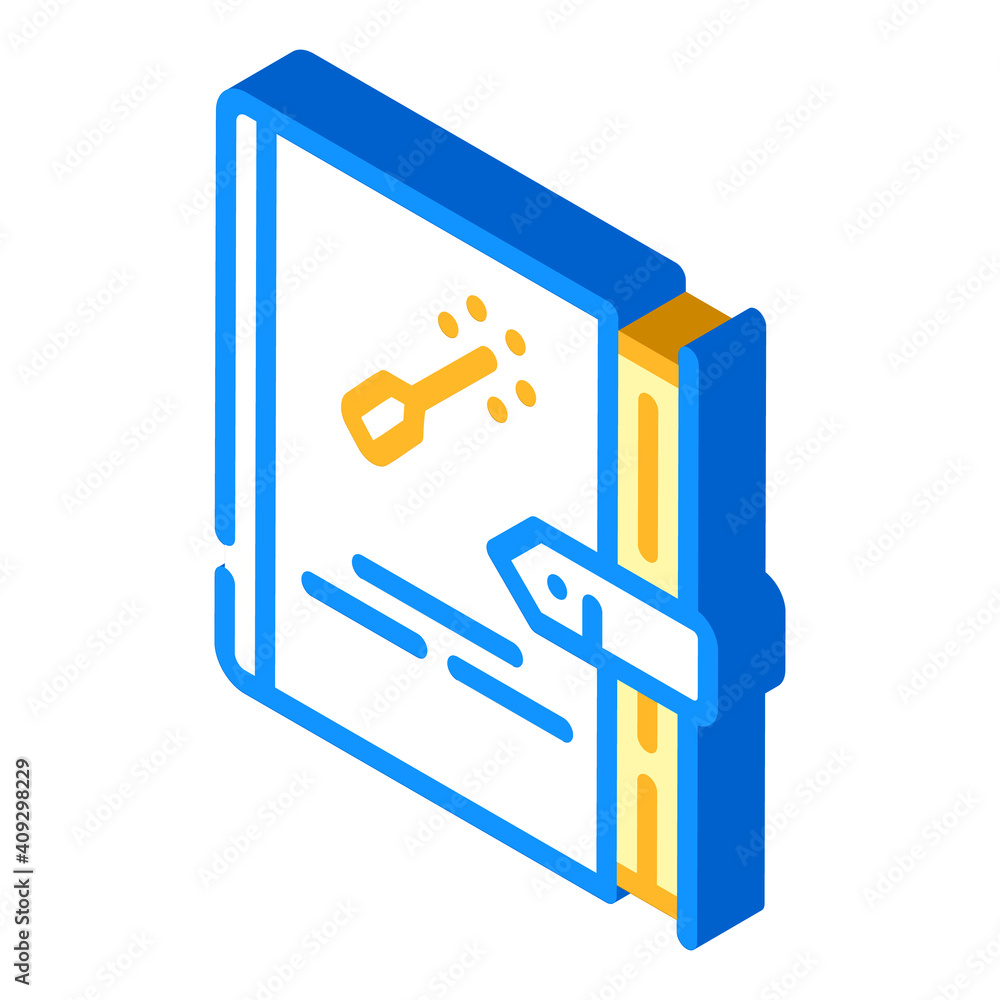 book magical literature isometric icon vector illustration book magical literature isometric icon vector illustration
