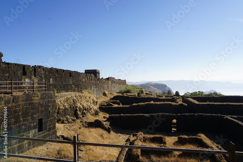 Raigad fort, architecture 

 photo