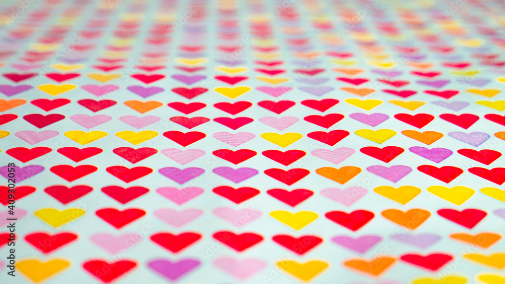 Abstract heart background. Concept love, valentine day greeting card.