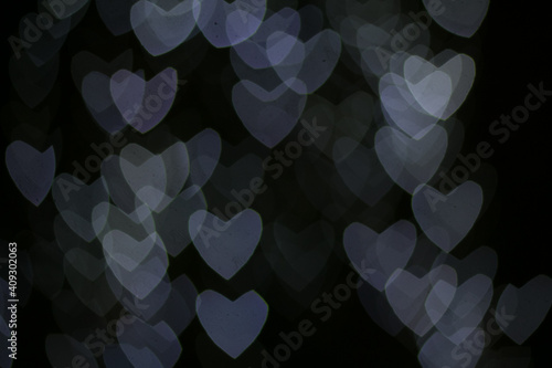 heart, bokeh, flashlights, neon lights, love photo