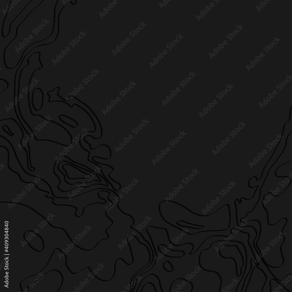 Map line of topography.Dark topographic map concept with space for your copy.Mountain hiking. 3D Cartography concept background. Map mockup infographics. World map Template. Map line of topography.Dark topographic map concept with space for your copy.Mountain hiking. 3D Cartography concept background. Map mockup infographics. World map Template.