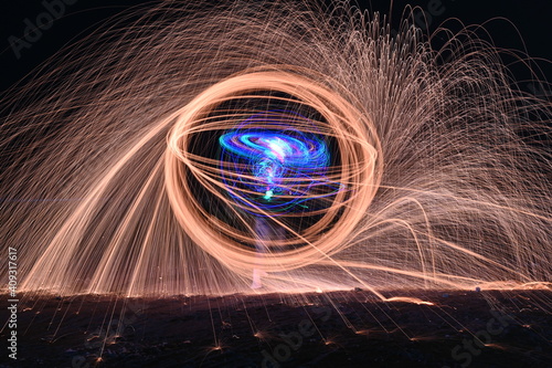 The Amazing Model Light Painting Photography