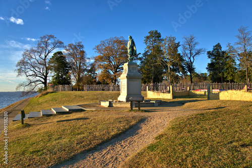 Bronze Statue of Captain John Smith photo