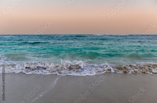 beach at sunset
