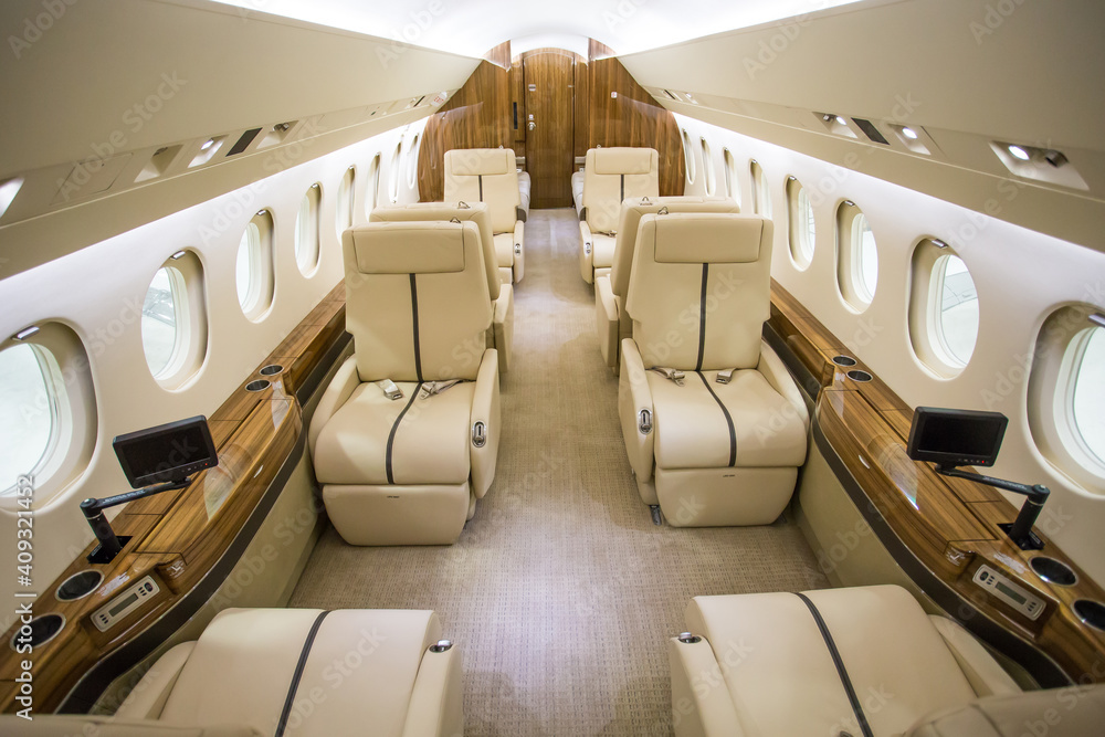 Fototapeta premium interior luxury jet