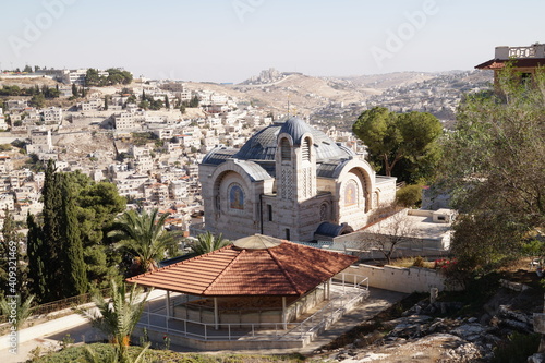 Jerusalem: the Church of St. Peter in Gallicantu photo