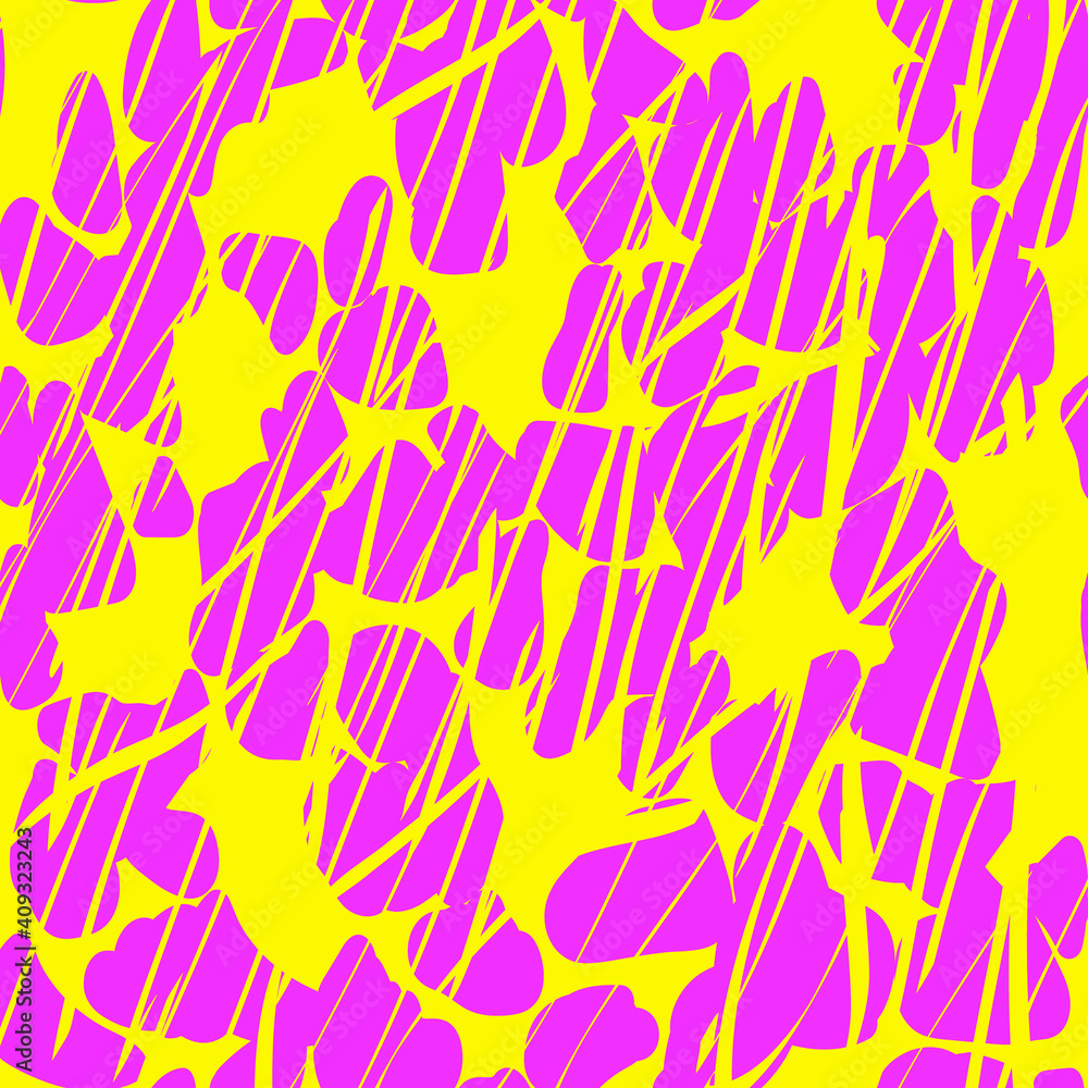 Seamless hand drawn pattern with pink spots and marble effect on yellow background,print for wallpaper,backdrop,sport cloth,cover design,textile usage,uneven tile texture,minimalistic template Seamless hand drawn pattern with pink spots and marble effect on yellow background,print for wallpaper,backdrop,sport cloth,cover design,textile usage,uneven tile texture,minimalistic template