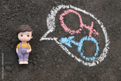 choosing or changing gender concept