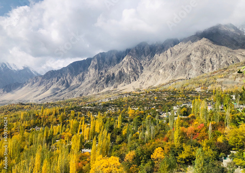 Beautiful Hunza Valley  Gilgit Baltistan  Pakistan