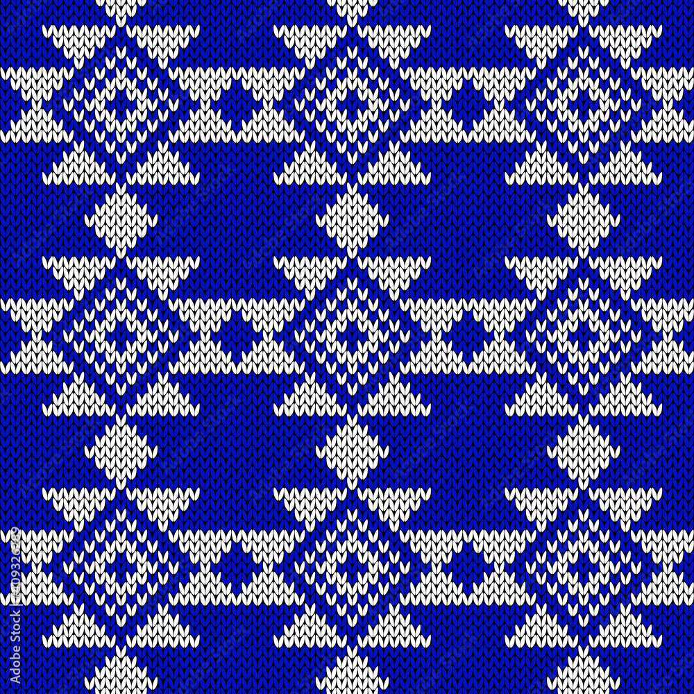 Seamless knitting ornamental pattern Seamless knitting ornamental pattern