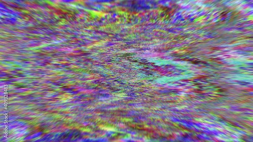 Wallpaper Mural Transforming error data dynamic cyberpunk iridescent background.  Torontodigital.ca