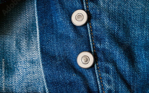 Closeup of the abstract jeans texture