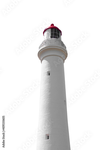 Lighthouse isolated on the white