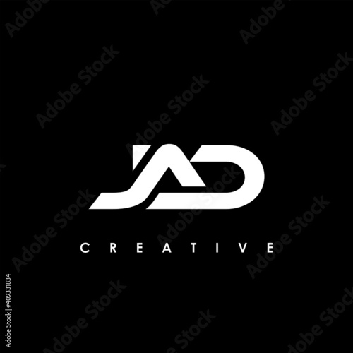 JAD Letter Initial Logo Design Template Vector Illustration
