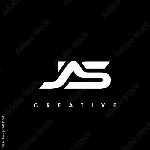 JAS Letter Initial Logo Design Template Vector Illustration
