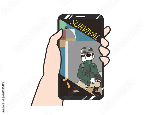 スマホ　ゲーム　サバイバルゲーム