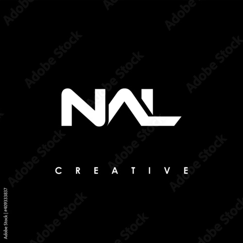 NAL Letter Initial Logo Design Template Vector Illustration photo