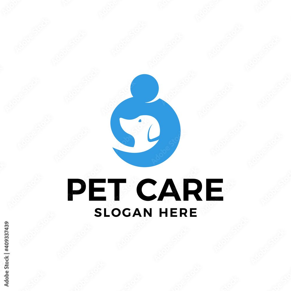 Pet care logo.