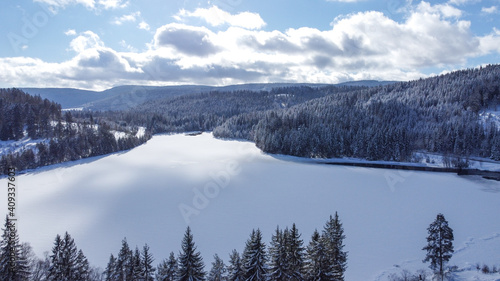 Windgfällweiher im Schwarzwald im Winter  © SGoldschmidt