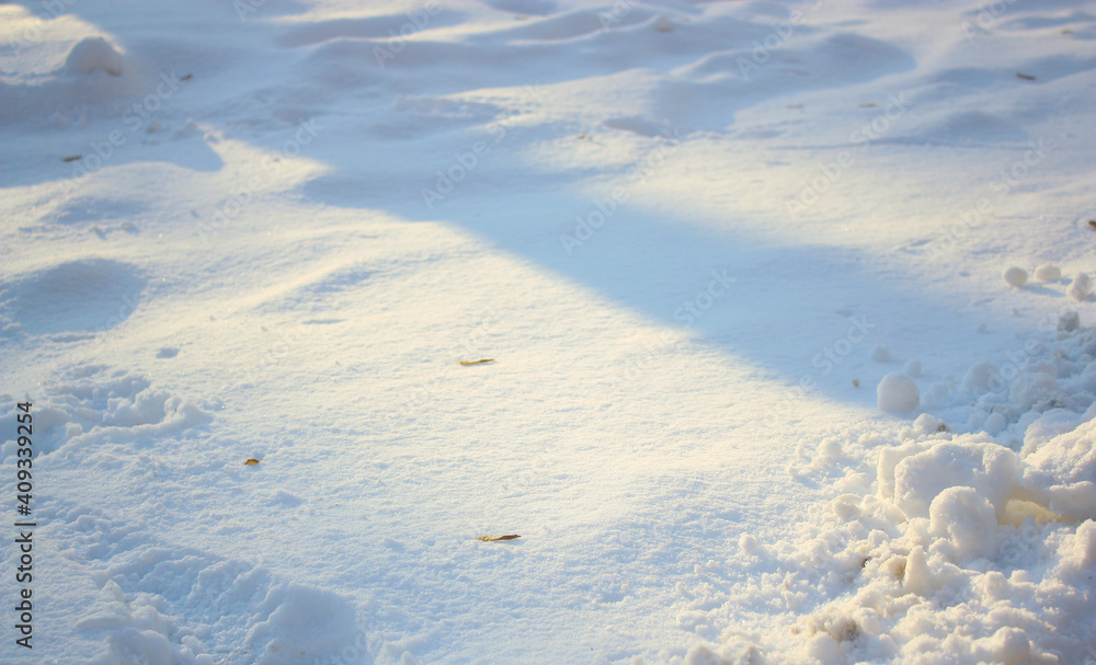 Clear glowing texture of the fluffy snow. Clear glowing texture of the fluffy snow.
