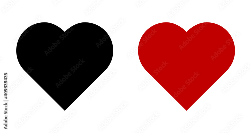 Heart, love,romance or valentine's day red vector icon for apps and websites on white background. Heart, love,romance or valentine's day red vector icon for apps and websites on white background.