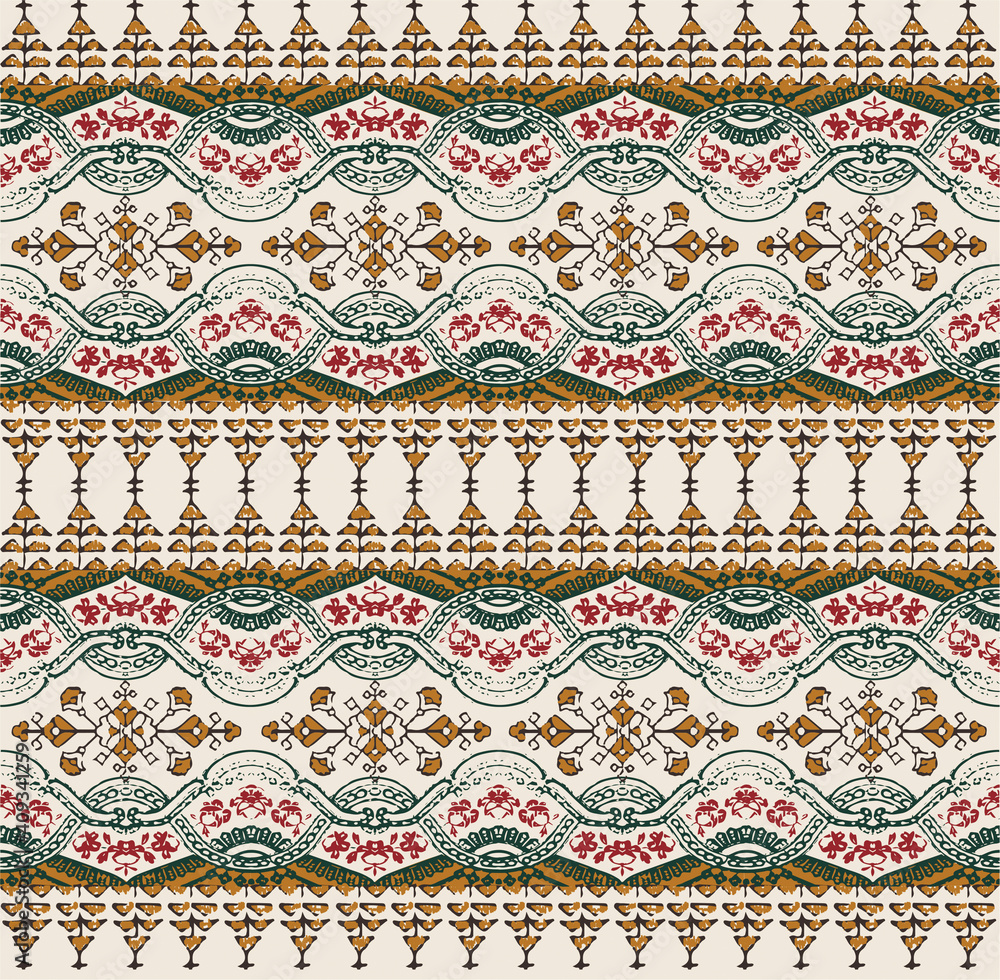 set of seamless borders set of seamless borders
