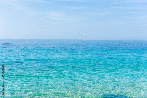 Horizon line on the Adriatic Sea, Croatia