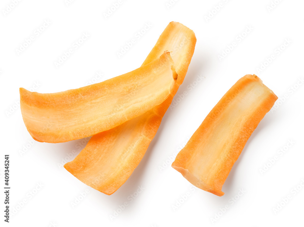 fresh raw thin carrot slices fresh raw thin carrot slices