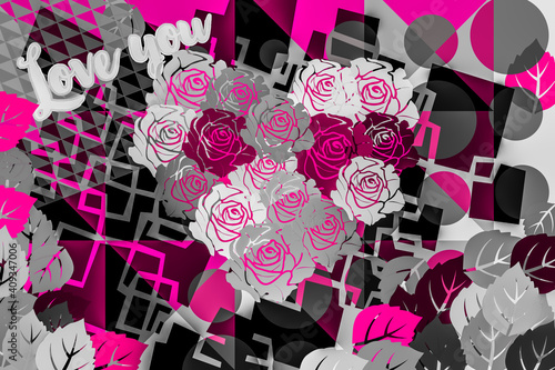 abstract floral background