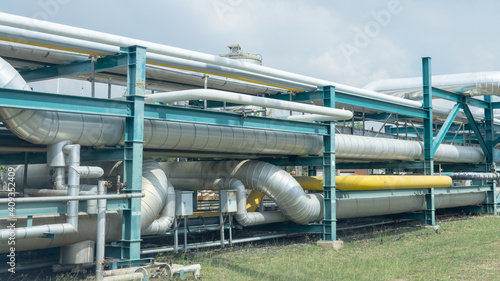 Pipeline for transporting products in chemical industry.