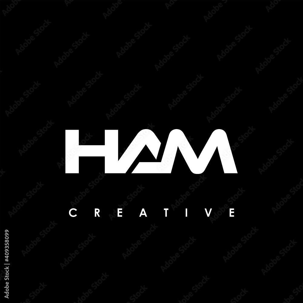 HAM Letter Initial Logo Design Template Vector Illustration HAM Letter Initial Logo Design Template Vector Illustration