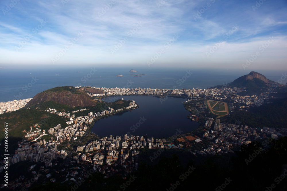 Panoramic view of Rio de Janeiro, Brazil. June 8, 2017