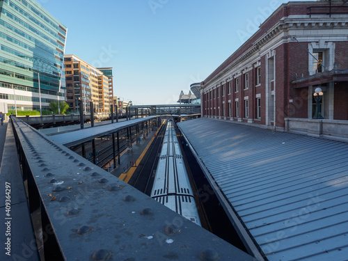 Canvas Print Amtrak station, Seattle