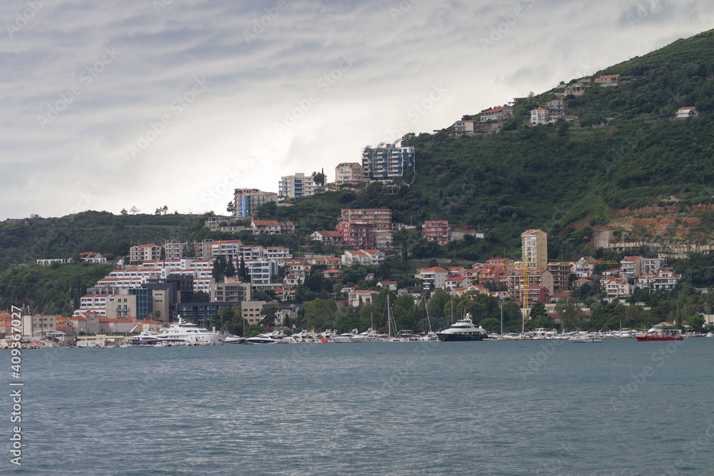 Montenegro Views of the city of Becici