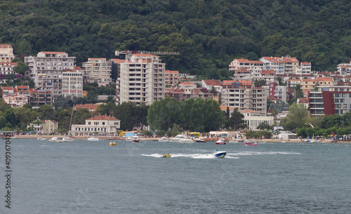 Montenegro Views of the city of Becici photo