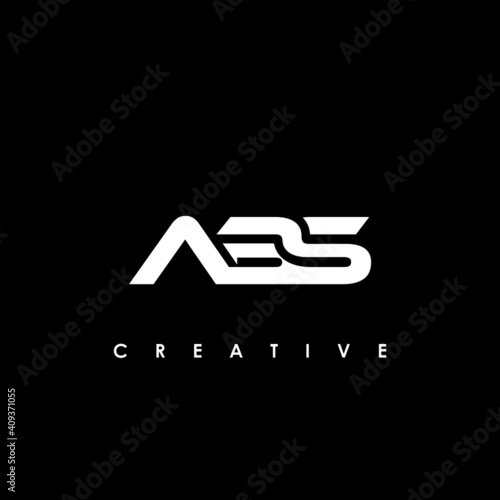 ABS Letter Initial Logo Design Template Vector Illustration