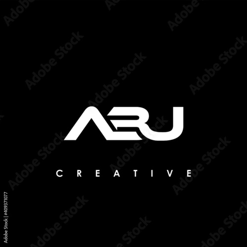 ABU Letter Initial Logo Design Template Vector Illustration