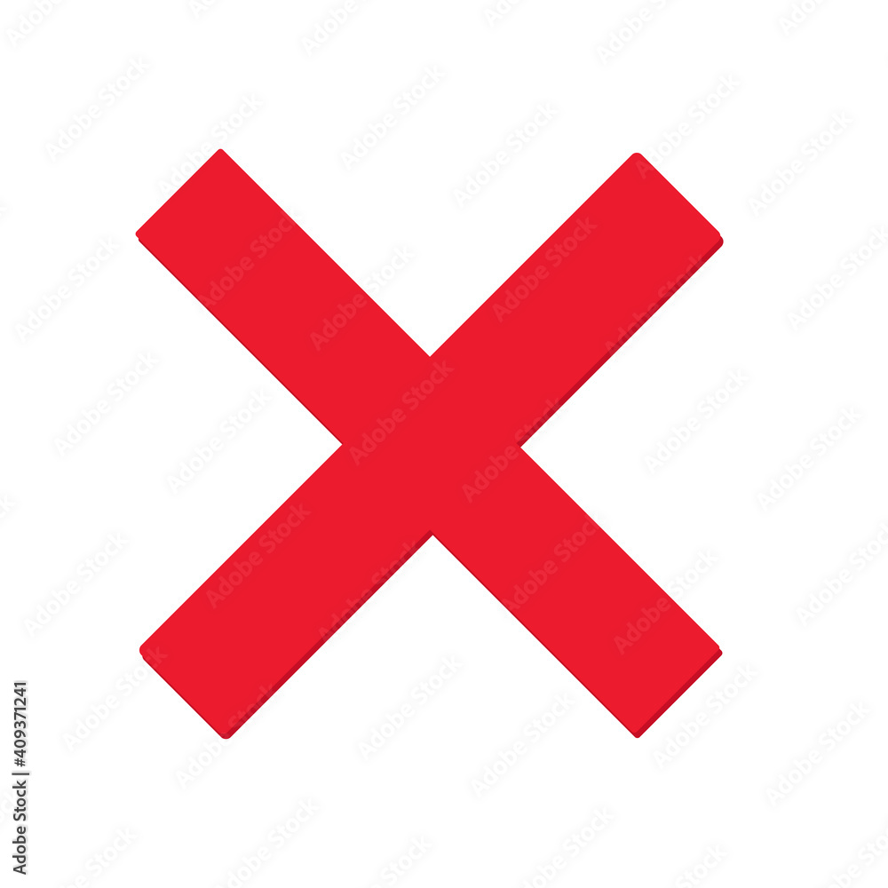 Wrong Signed. Prohibited Icon Vector Illustration. Wrong Signed. Prohibited Icon Vector Illustration.